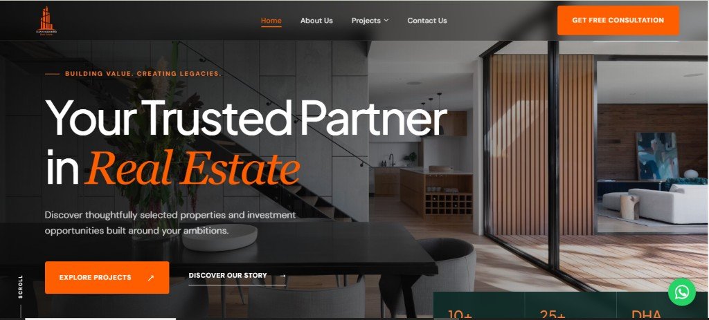 Ellahi Associates website screenshot